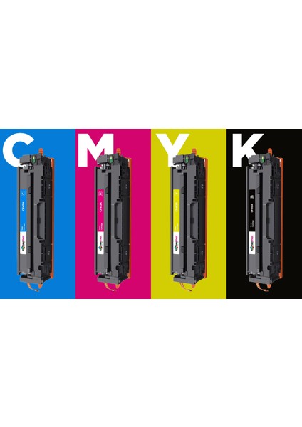 Hp Colour Laserjet Pro Mfp M477FNW Muadil Toner Takım / CF410A Takım
