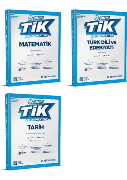 2025 9. Sınıf Matematik - Edebiyat - Tarih Tam İzleme Kitabı 3'lü Set