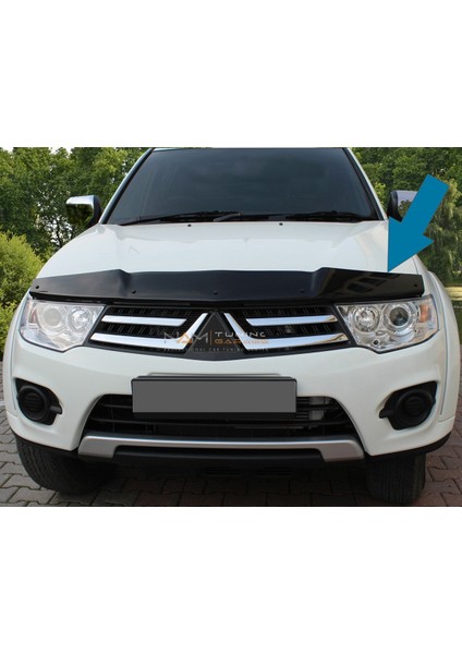 Mitsubishi L200 Uyumlu Kaput Rüzgarlığı Koruması 2007-2015 Arası