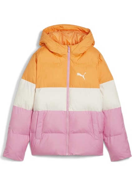 Poly Hooded Puffer Mont Pembe 62650248 Çocuk