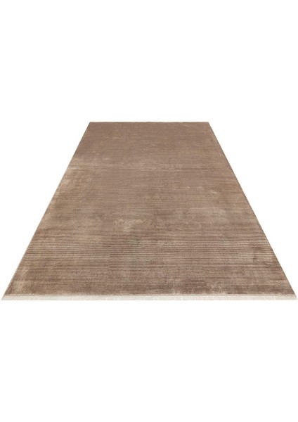 Napolı Nap 01 Vizon Grey Sade Desenli Modern Sık Dokuma Makine Halısı modelleri