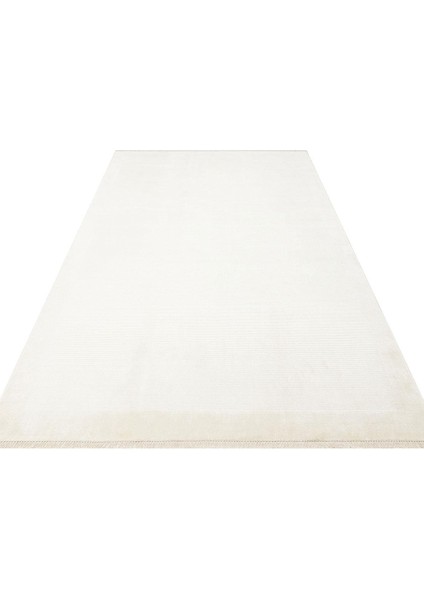 Napolı Nap 02 Cream Sade Desenli Modern Sık Dokuma Makine Halısı fırsatları