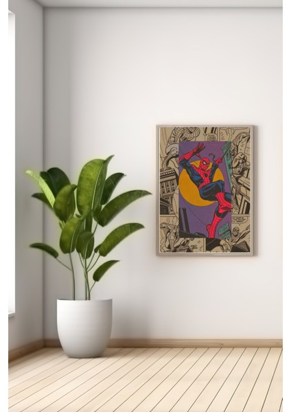 A3 Spıderman Comıc Baskılı Poster