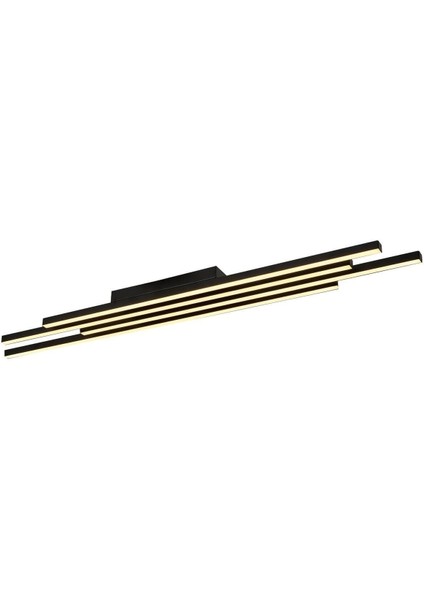 3151-3 Uzun Sıralı Merit Plafonyer Avize Mat Siyah modelleri