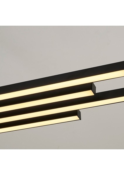 3151-3 Uzun Sıralı Merit Plafonyer Avize Mat Siyah fırsatları