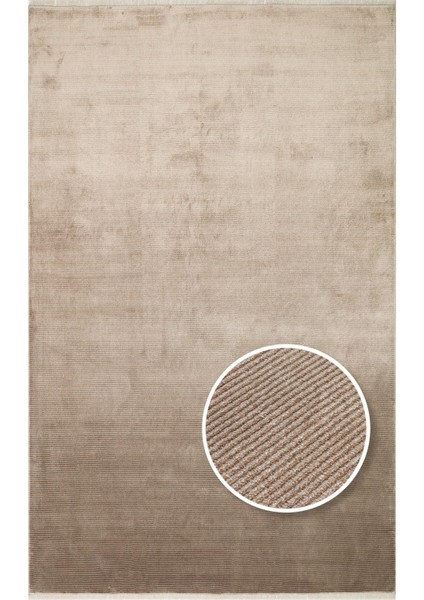 Napolı Nap 01 Vizon Grey Sade Desenli Modern Sık Dokuma Makine Halısı