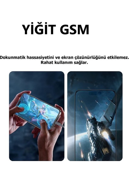 Yiğit Gsm  Samsung A54 5g Kırılmaz Cam Temperli Koruma Çerçeveli