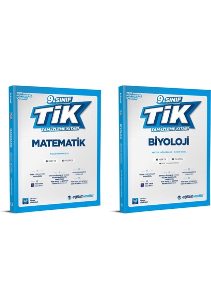2025 9. Sınıf Matematik - Biyoloji Tam İzleme Kitabı 2'li Set