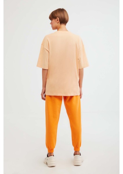 Drıft Oversize Turuncu T-Shirt