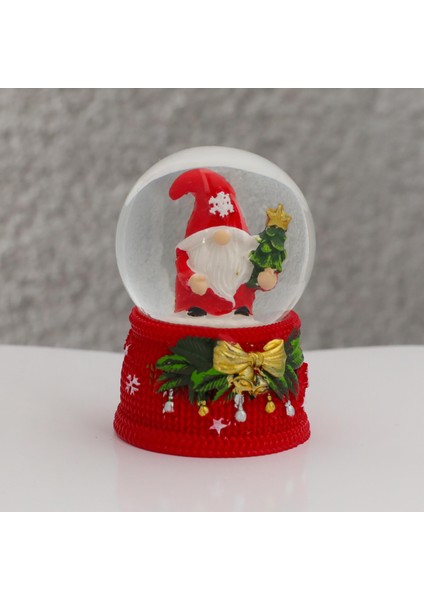 Mini Yılbaşı Karküresi Işıksız Noel Baba 1 Adet