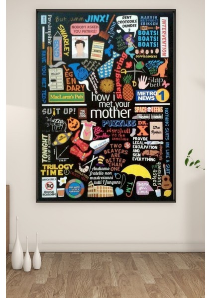 A3 How I Met Your Mother Baskılı Poster