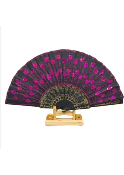 - Siyah, Gümüş Pullu Yelpaze fiyatları