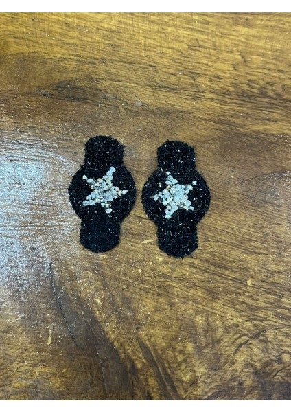 2 Adet Ütü İle Yapışan Yıldızlı Arma Set Dikiş Aplike 5 x 3 cm modelleri