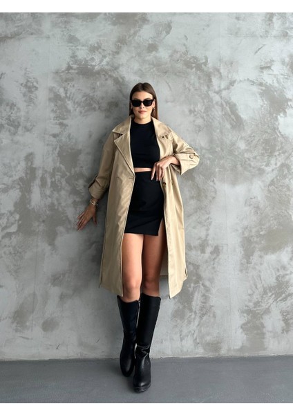 Asur Butik Kadın Su Itici Trençkot (Ürün Geniş Kesimdir.bir Beden Küçük Alınız.) modelleri