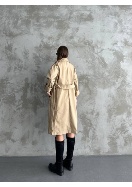 Asur Butik Kadın Su Itici Trençkot (Ürün Geniş Kesimdir.bir Beden Küçük Alınız.) fırsatları