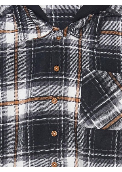 Ekoseli Kapüşonlu Ekose Erkek Çocuk Gömlek Ceket fiyatları