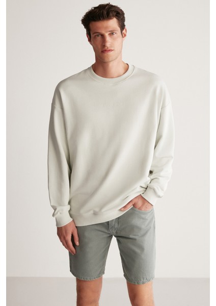 Wıllıe Oversize Mint Yeşil Sweatshirt