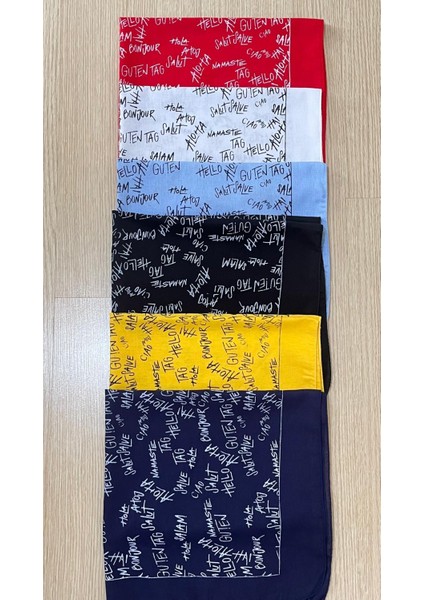 6'lı Bandana Seti Hello