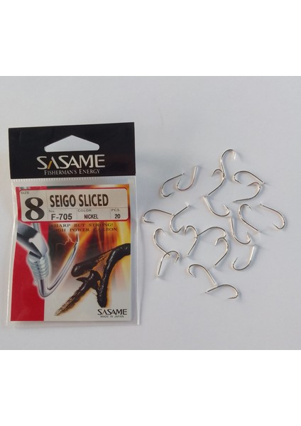 Seigo F-705 Sliced Serisi Olta Iğnesi No:8