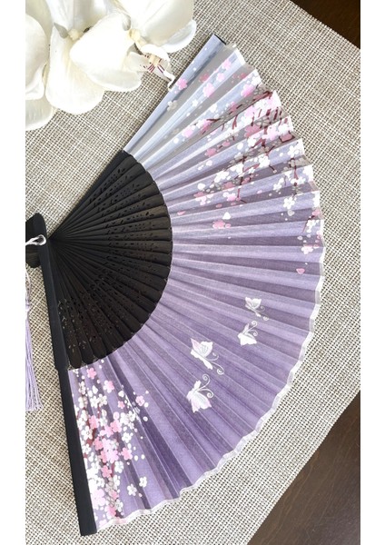 Bambu Çiçek Desenli Yelpaze A523 modelleri