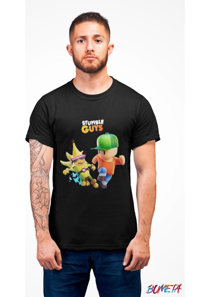 Stumble Guys Banana Mr. Stumble Karakter Tişört T-Shirt modelleri