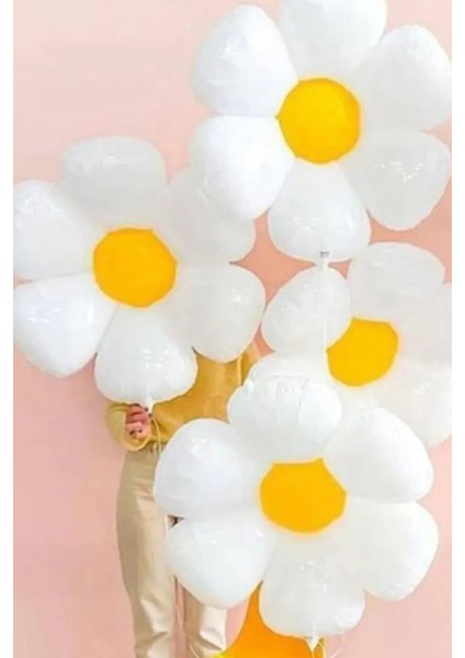 Orta Boy Papatya Folyo Balon 60cm