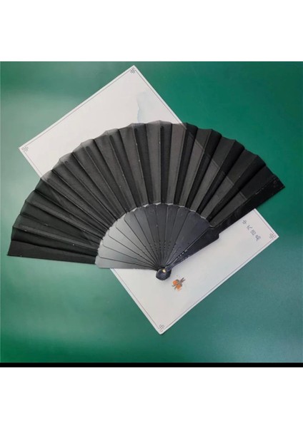 Yelpaze Siyah Kumaş Plastik fırsatları