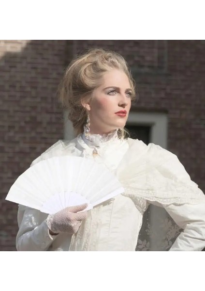 2'li Yelpaze Siyah, Beyaz Kumaş Plastik fiyatları