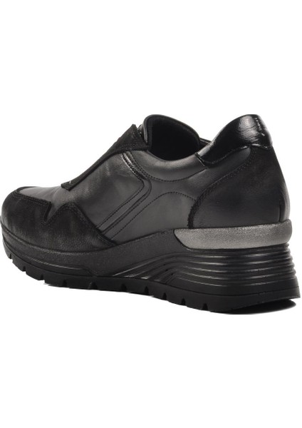 2313042K Siyah Deri Kadın Günlük Ayakkabı fırsatları