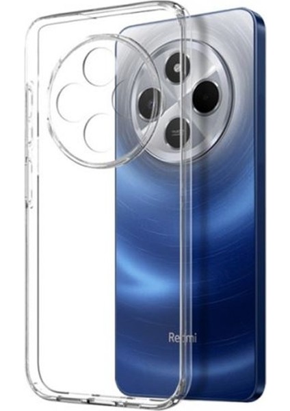 Xiaomi Redmi 14C Uyumlu Soft Darbe Kamera Korumalı Dizayn Renkli Yumuşak Silikon Kılıf Arka Kapak + Ekran Koruyucu