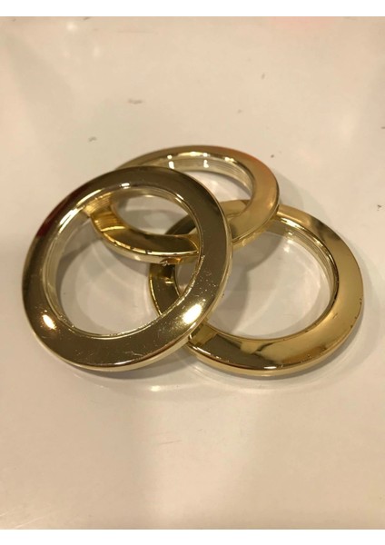 Nivemeshome Perde Kapsül Plastik Halka Gold