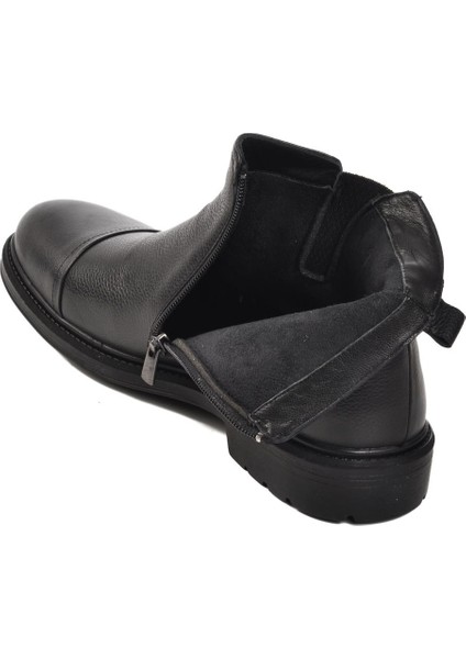 07086 Siyah Deri Erkek Bot fırsatları