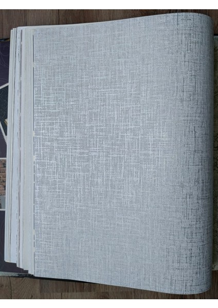 Sade Desenli Gümüş Detaylı Hava Alabilen Duvar Kağıdı 53 cm x 10 Metre fiyatları