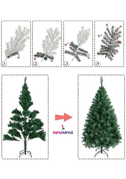 Lüks Yılbaşı Çam Ağacı 210 Cm fırsatları