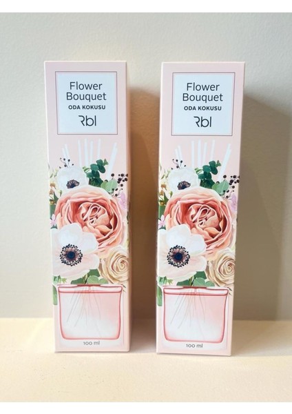 Berg - Flower Bouquet Oda Kokusu 2 Adet