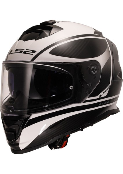 Storm 2 Dodger Mat Siyah-Beyaz Kapalı Kask modelleri