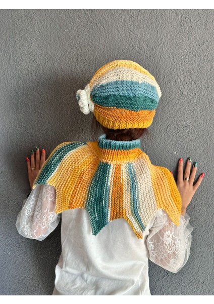 El Örgüsü Kadın Çiçekli Bere Boyunluk Takım Set fiyatları