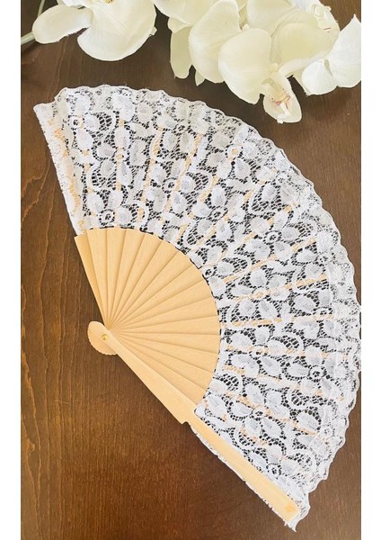 - Lüks Yelpaze Düğün Nikah Kına Hediye 1 Adet