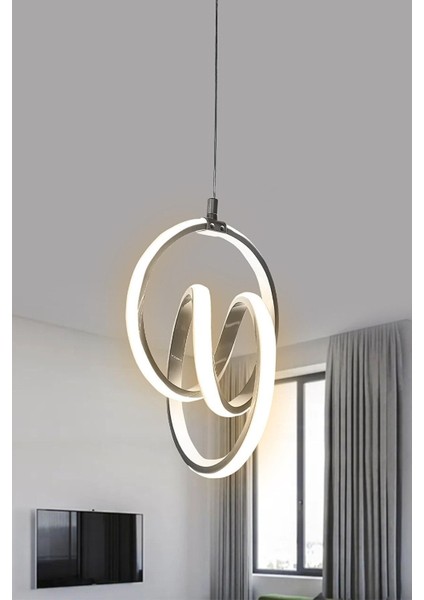 Imza Modern Gri Kasa Gün Işığı LED Avize Imza Ledli Avize fiyatları