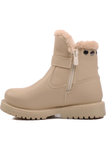 24064-P Bej Içi Polarlı Kız Çocuk Bot modelleri