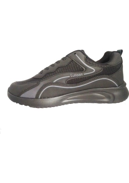 4184-24 Deri Anatomik Hafıza Taban Erkek Sneaker Siyah Füme fiyatları