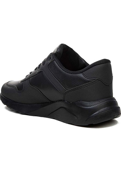 4039-24 Deri Anatomik Hafıza Taban Kadın Sneaker Siyah Füme modelleri