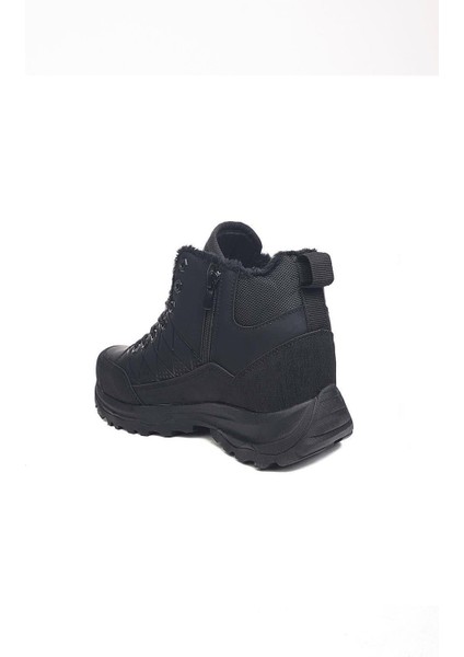 117-24 Deri Outdoor Kürklü Fermuarlı Erkek Bot modelleri