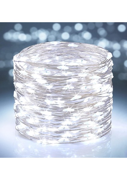 10 Adet 5 Metre Beyaz Renk Pil ile Çalışan Peri LED Dekoratif ve Şık Aydınlatma fiyatları