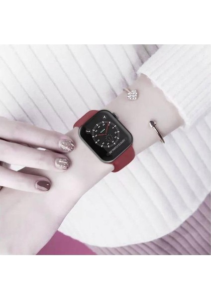 Apple Watch Ultra , Ultra 2 , 9 , 10 Silikon Kordon Kayış - S/m Beden 38/40/41MM modelleri