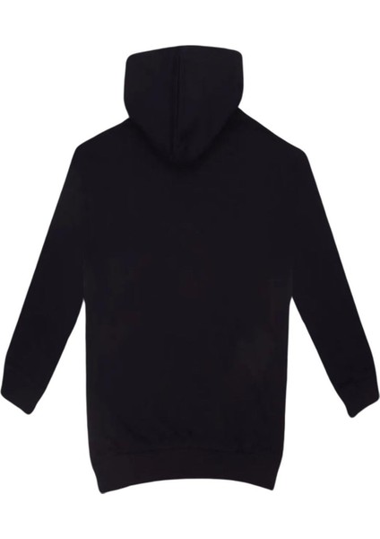Erkek Çocuk Baskılı Kapişonlu Sweatshirt - Lacivert