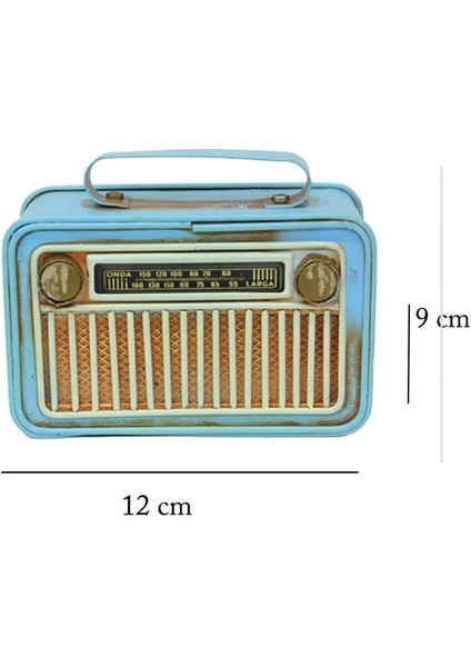 Dekoratif Metal Radyo