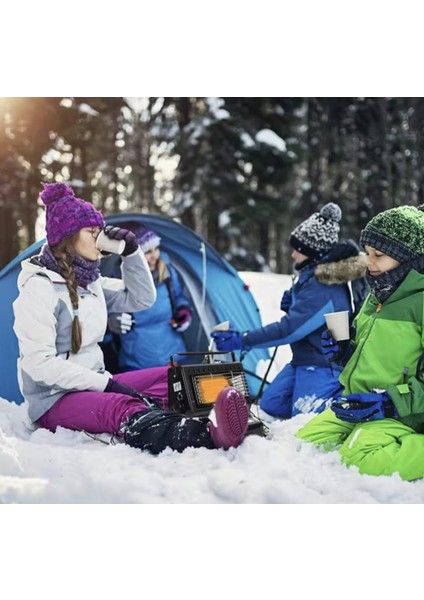 Big Fire Maxi Portatif Kamp Sobası Tüp Baglantılı Son Derece Hafif ve Portatif Taşıma Saplı Camp Soba