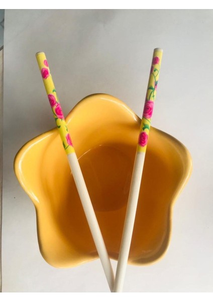 - 4 Adet Yıkanabilir Bambu Chopsticks Çin Yemek Çubuğu