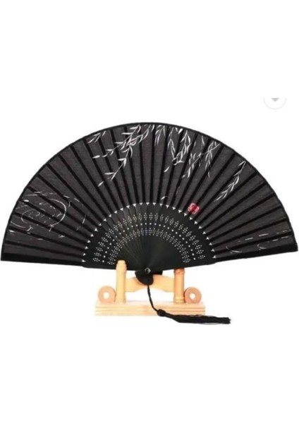 - Yelpaze Siyah Özel Hediye Kesesi Ile Bambu Şık Japon Lüks Özel Tasarım fırsatları